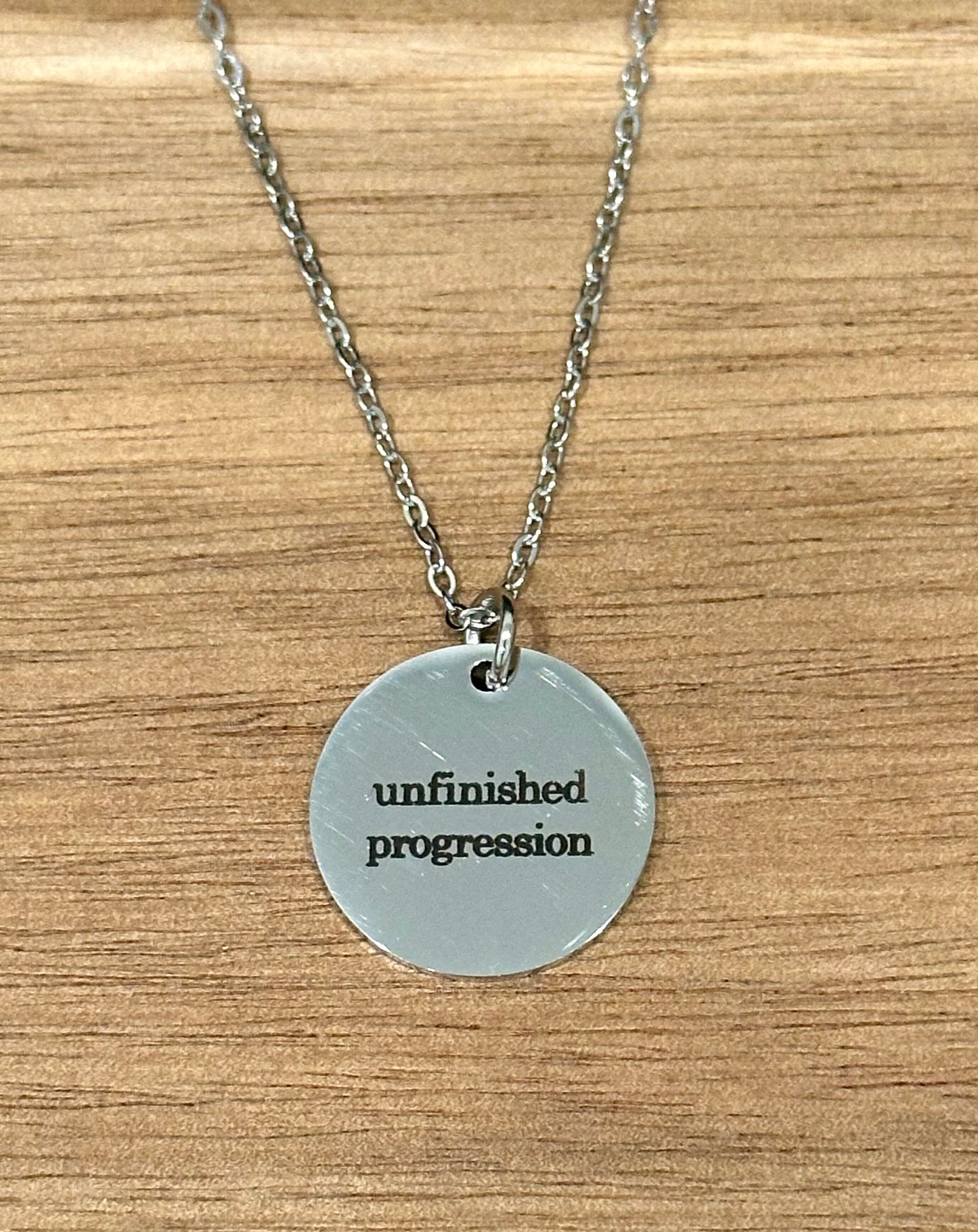 Unfinished Progression Necklace