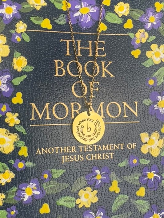 Minors That Feel Diminished When Your Thoughts Are Feeling Flat Necklace