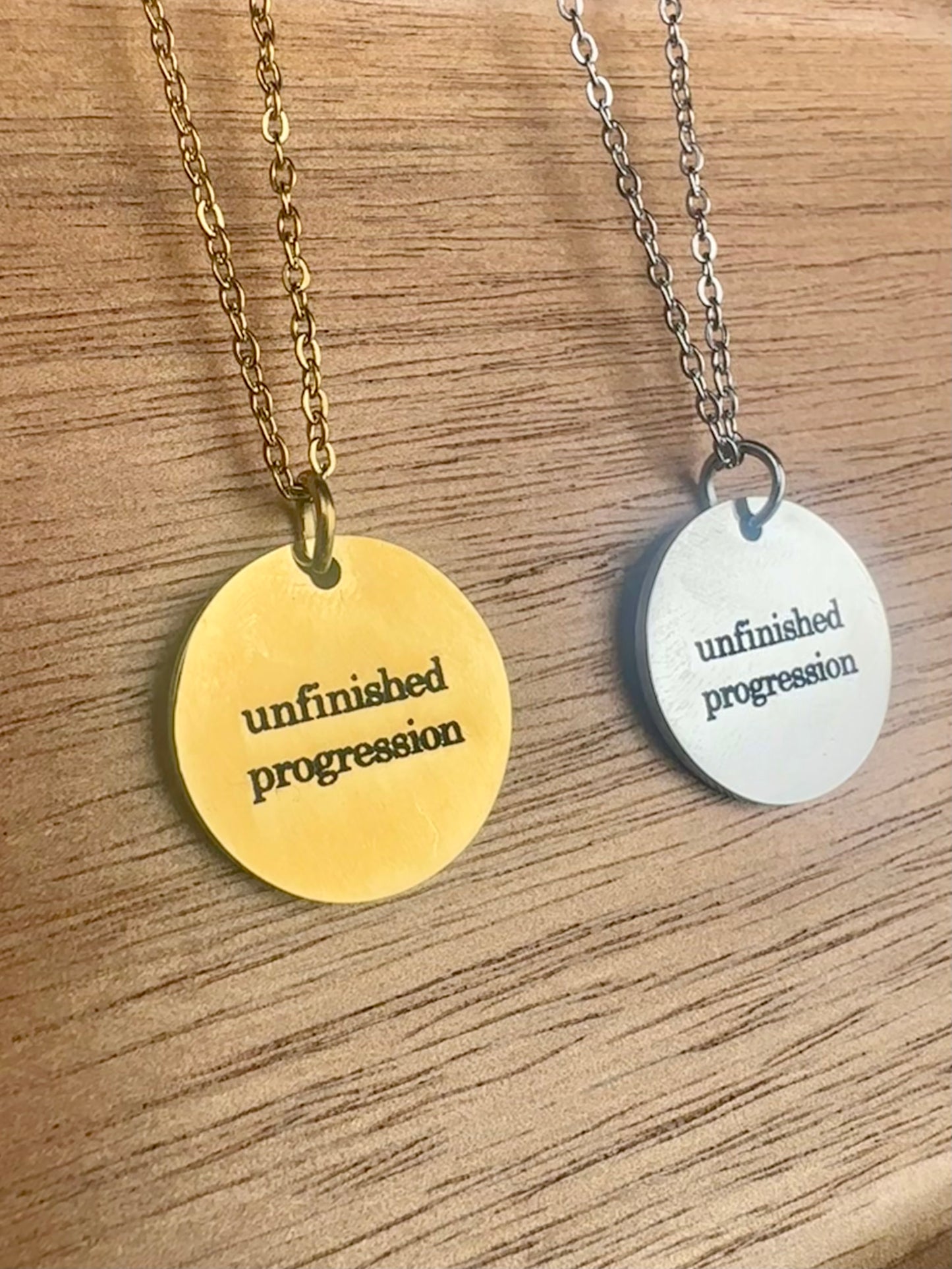 Unfinished Progression Necklace